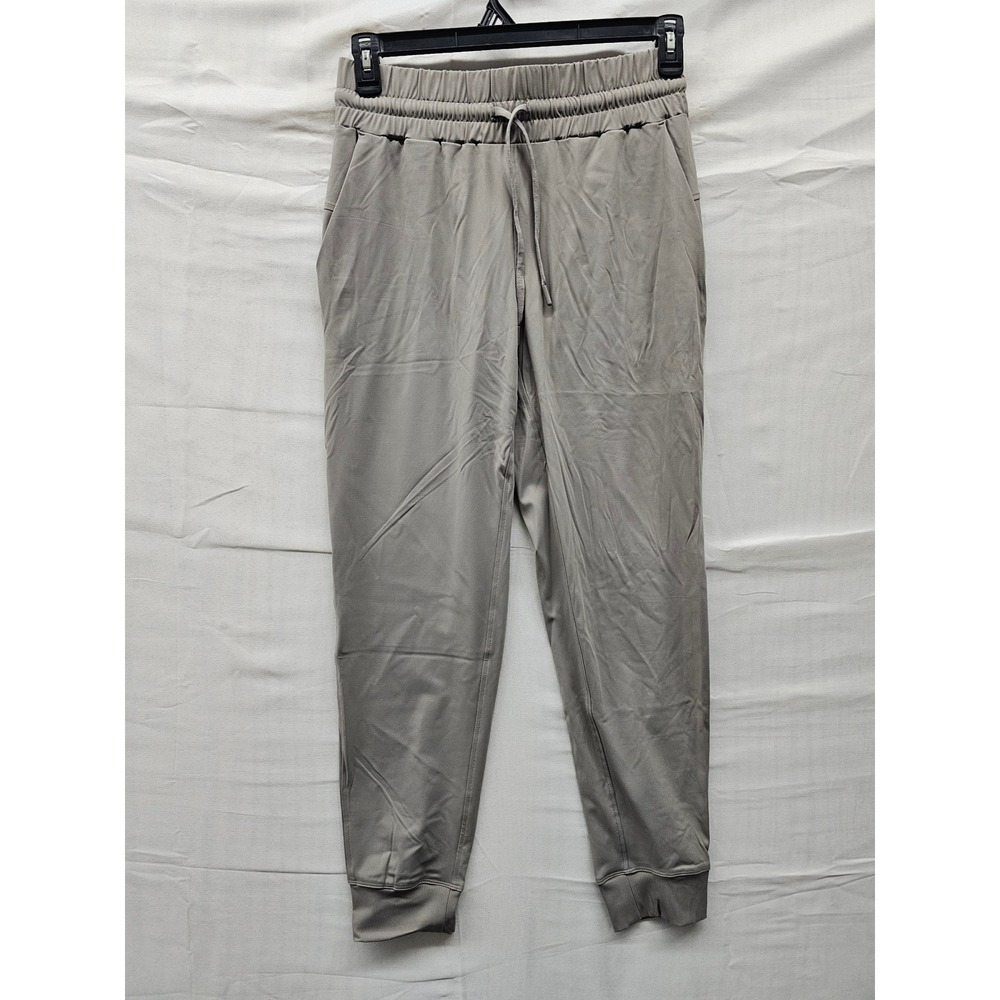 Member's Mark Womens Travel Jogger Pants Taupe Nylon Blend Relaxed Size Small